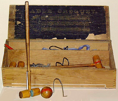 Croquet set. ������.