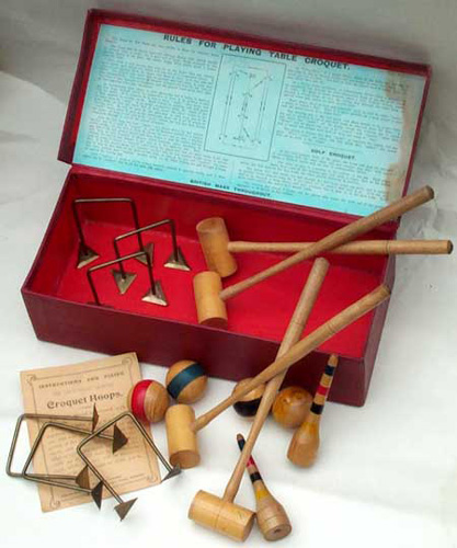 Croquet set. ������.