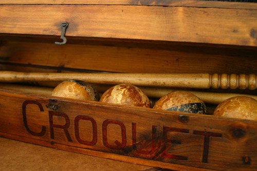 Croquet set. ������.