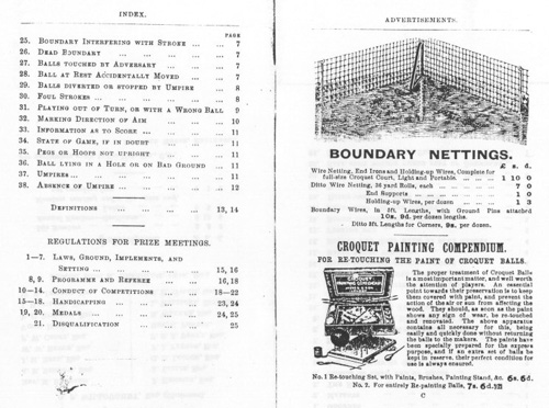 Croquet. ������.