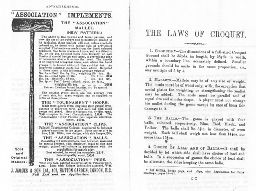 Croquet. ������.