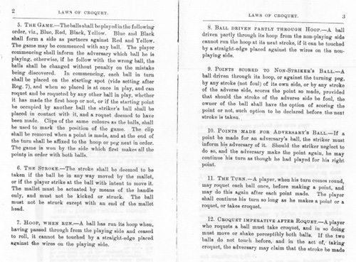 Croquet. ������.