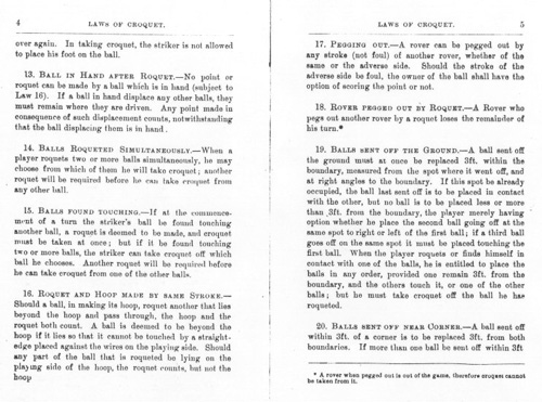 Croquet. ������.