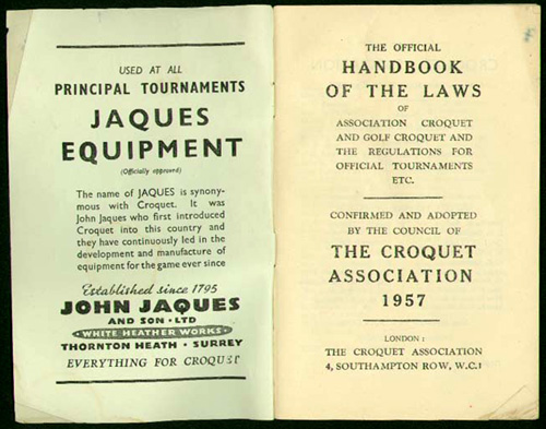 Croquet. ������.